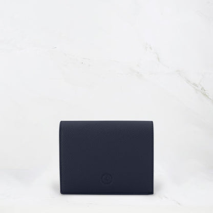 Carina Wallet v2 - Navy Blue Convertible Leather Wallet Bag