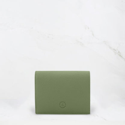 Carina Wallet v2 - Matcha Green Convertible Leather Wallet Bag
