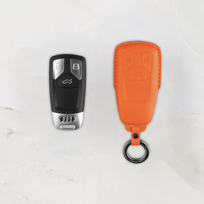 Orange Audi key cover