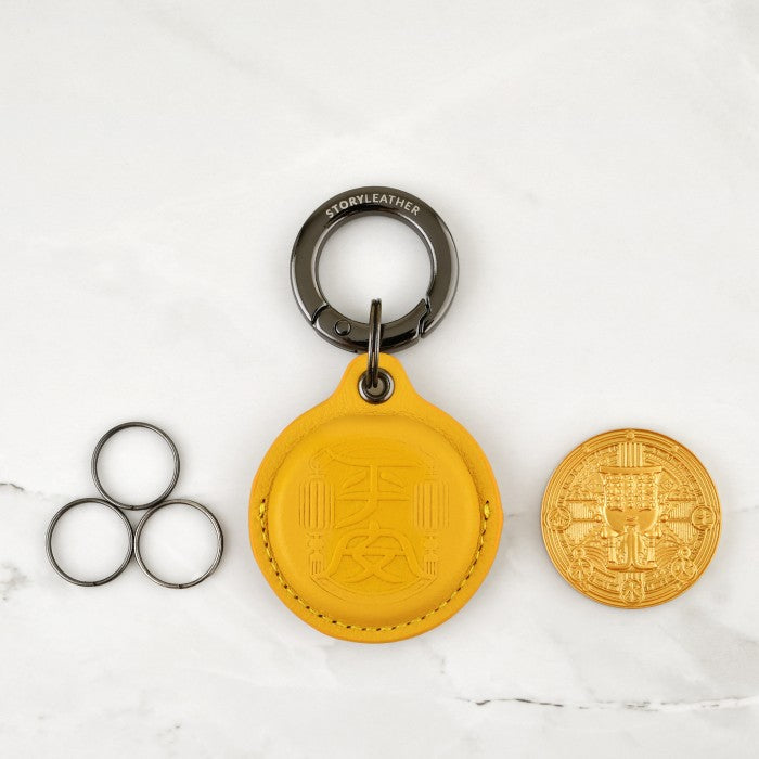 Handcrafted Genuine Leather Good Luck Turtle Keychain / Keyring for ...
