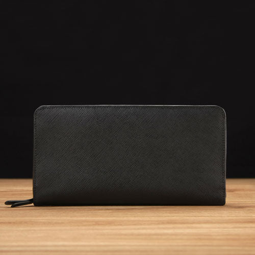 Black Saffiano Leather