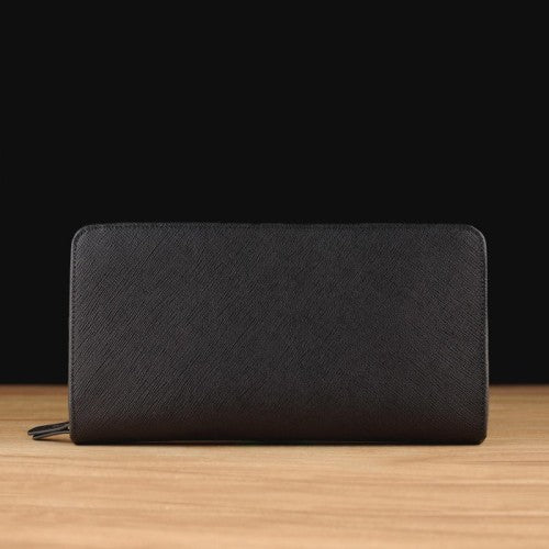 Black Saffiano Leather