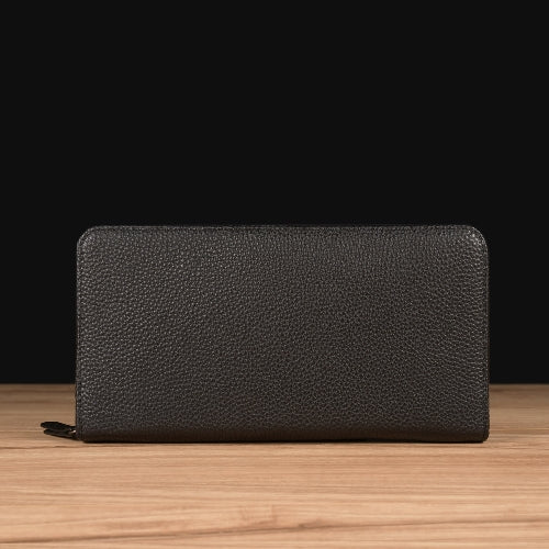 Black Pebble Grain Leather