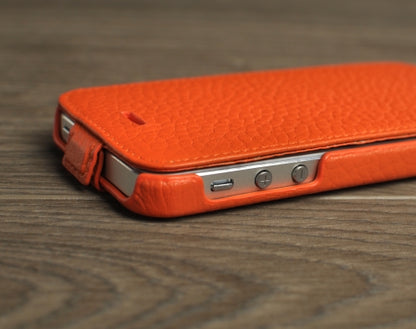 Down Flip Leather Case