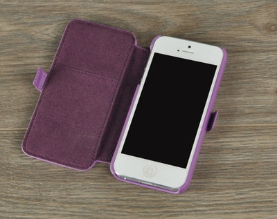 Woven Book Style Leather Case