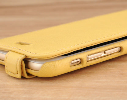 Down Flip Leather Case