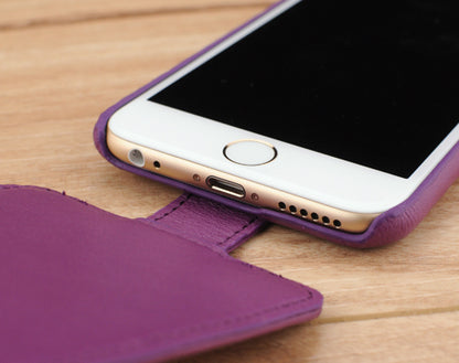 Down Flip Quilted Leather Case