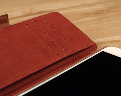 Woven Book Style Leather Case