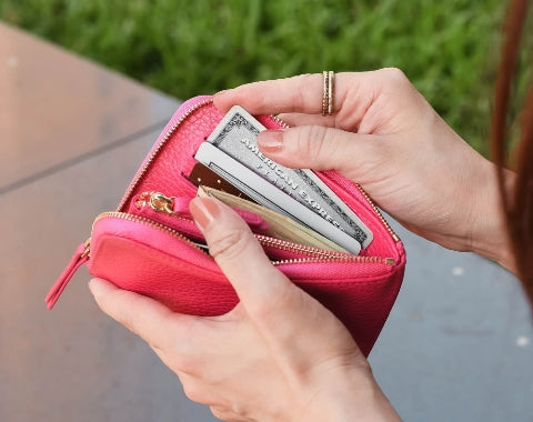 Rosa Zipper Coin Wallet