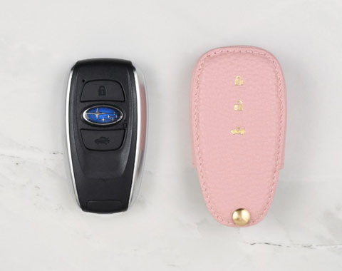 Pink Coaster Key Cover for Subaru Car Key