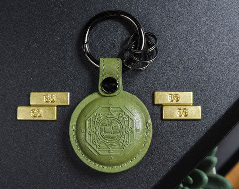 Prosperity Keychain - Matcha Green