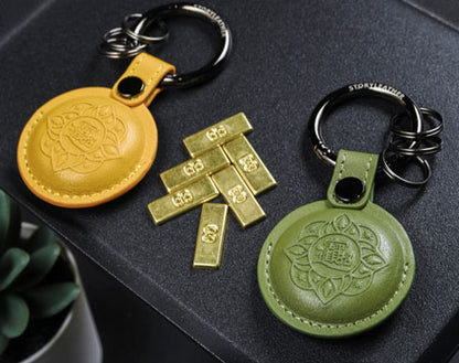 Prosperity Keychain - Matcha Green