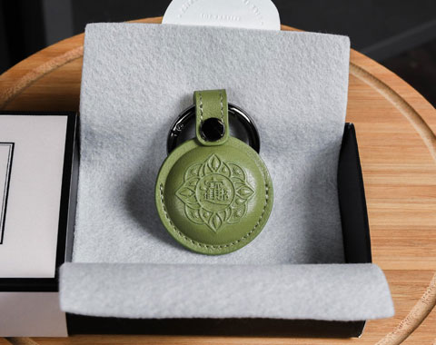 Prosperity Keychain - Matcha Green