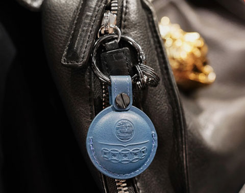 Prosperity Keychain - Navy Blue