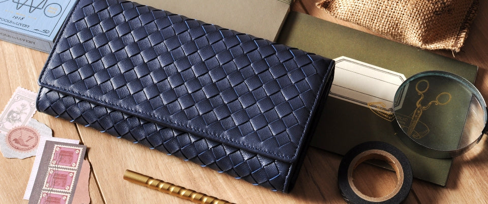 Sallas Woven Long Wallet