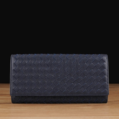 Dark Blue Lambskin