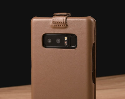 Down Flip Leather Case