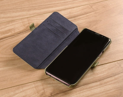 Woven Book Style Leather Case