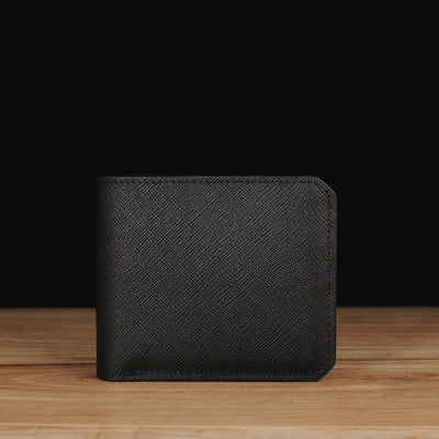 Black Saffiano Leather