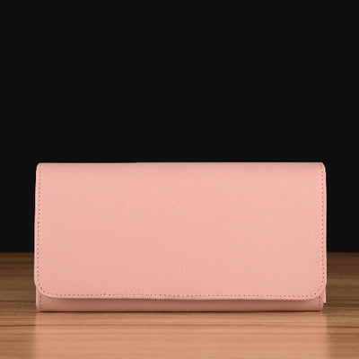 Soft Pink Saffiano Leather