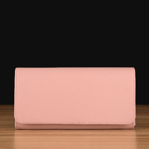 Soft Pink Saffiano Leather