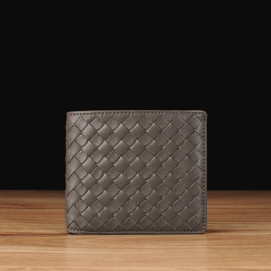 Woven Steel Grey Lambskin