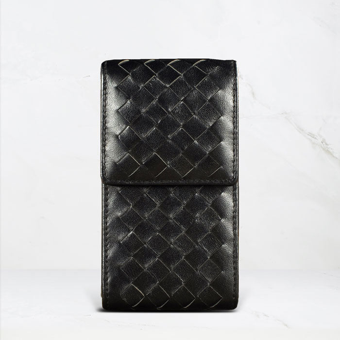 Vertical Case with Woven Pattern