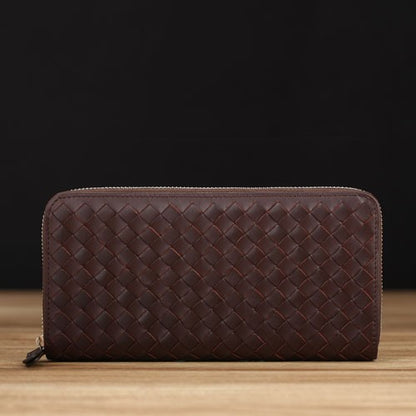 Zippy Woven Long Wallet