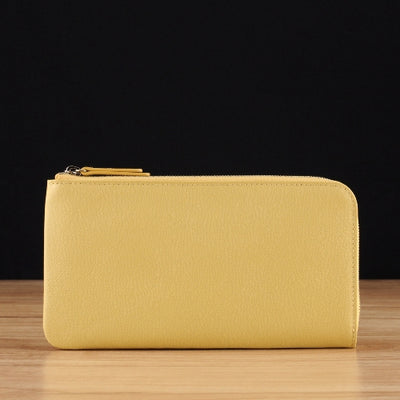 Yellow Saffiano Leather